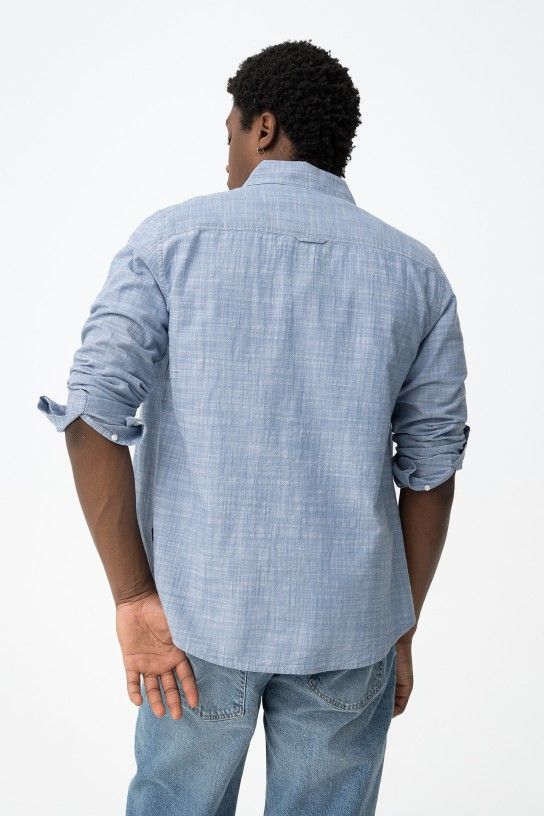 Camisa Algodón Kuala Tiffosi Celeste - Imagen 3