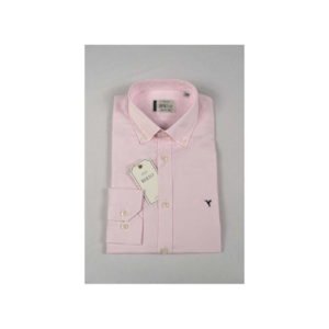 Camisa Oxford Liso Rosa  Berto