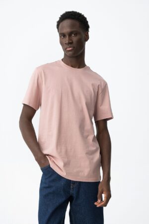 Camiseta Básica Algodón Rosa