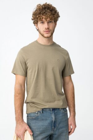 Camiseta Básica Algodón Verde Manzana